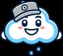 Storm Sprinklers cloud mascot for Utah sprinkler repair