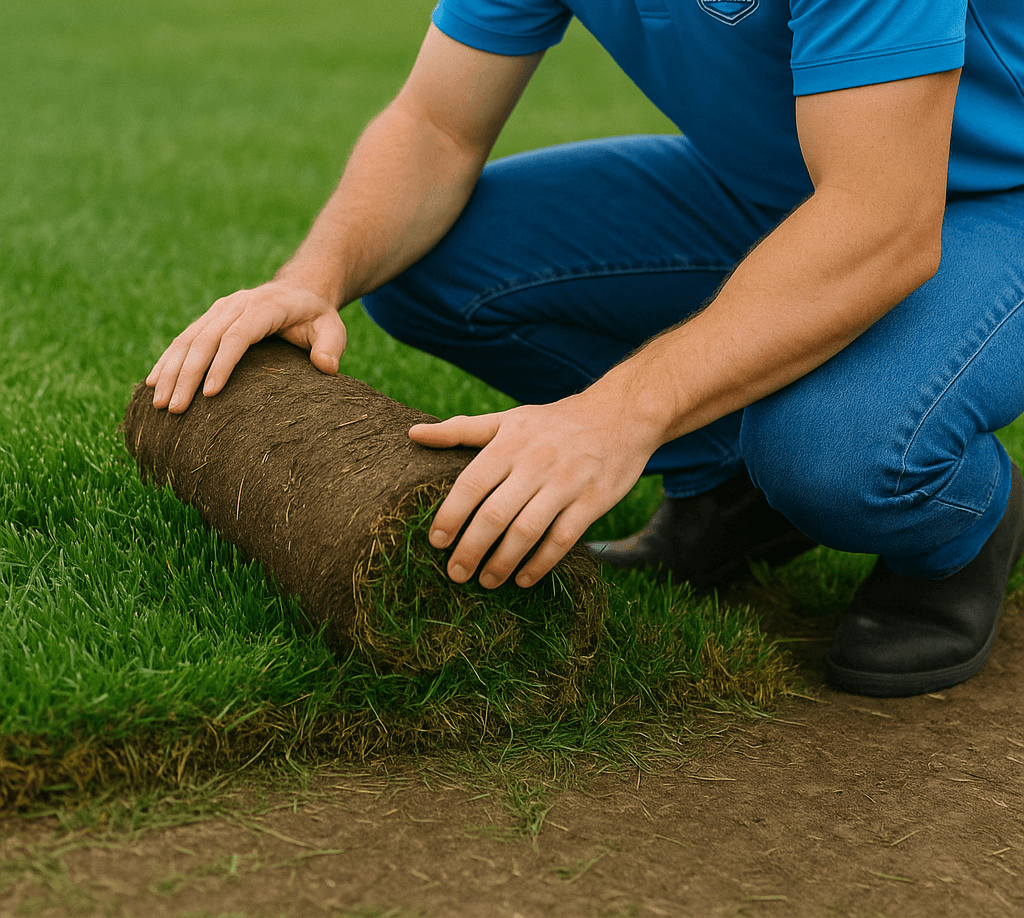 Storm Sprinklers sod and landscape irrigation installation in Utah County