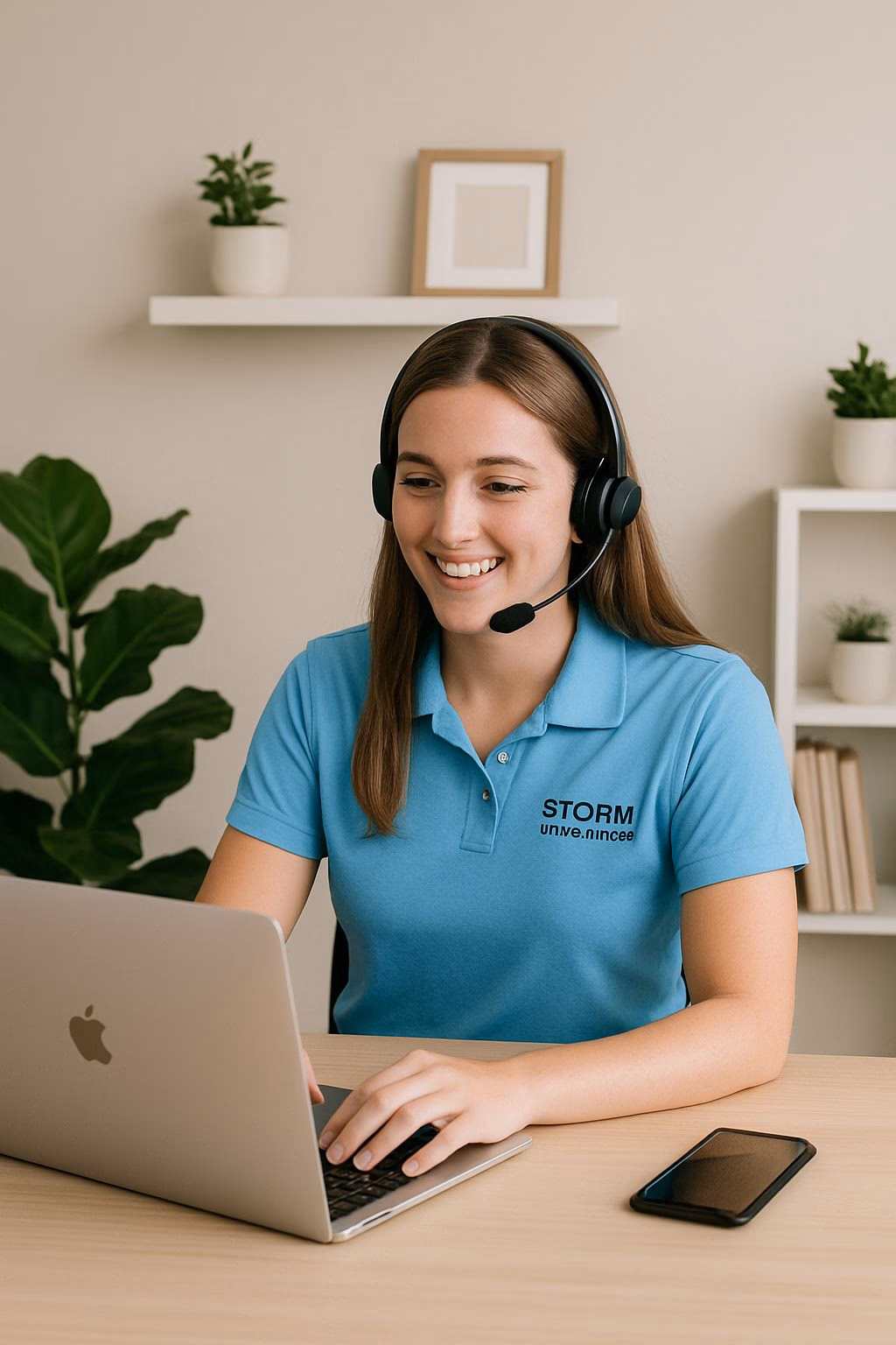 Customer service representative and dispatcher managing irrigation service calls in Utah