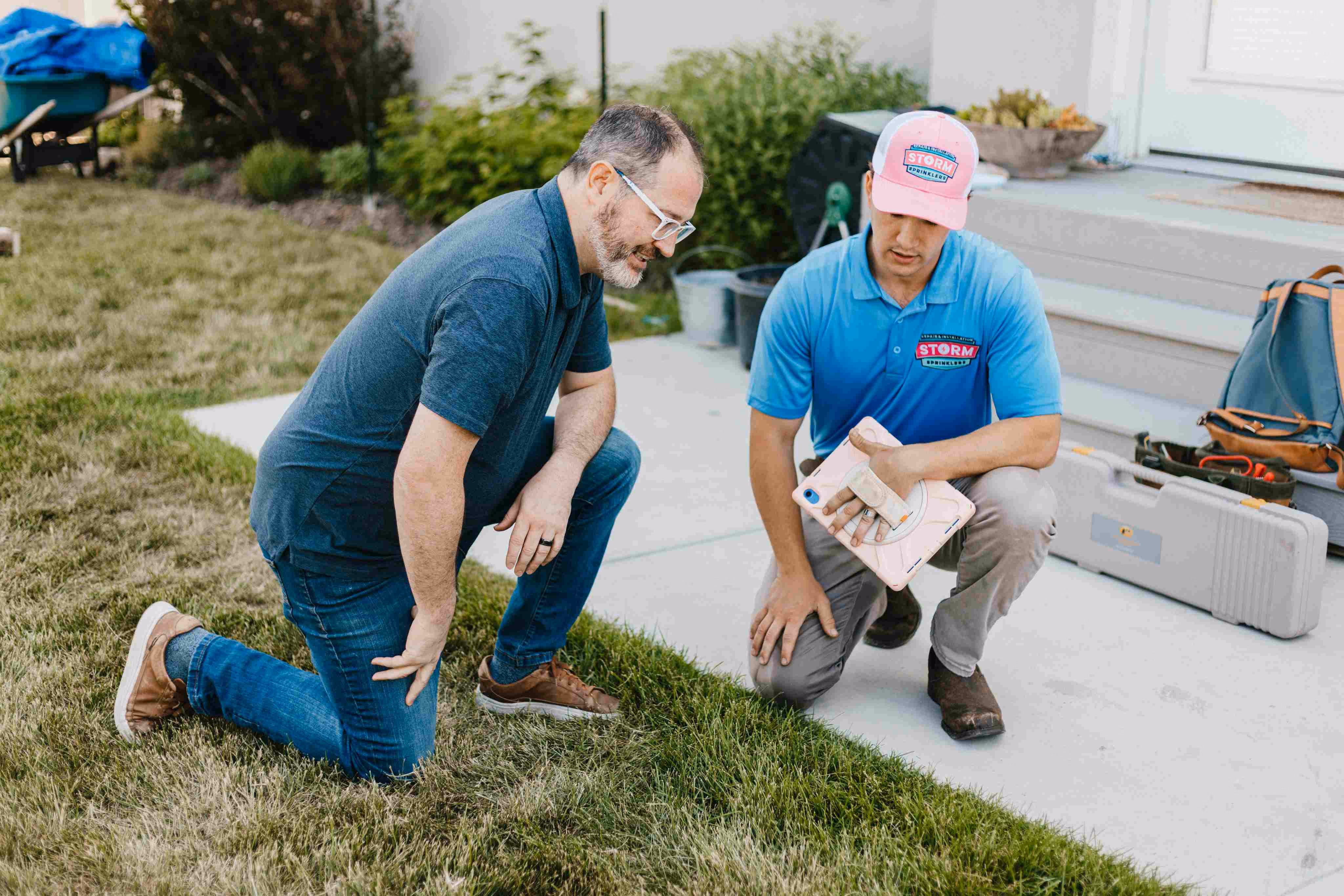 Storm Sprinklers professional irrigation technicians serving Mapleton, Utah - sprinkler repair and installation