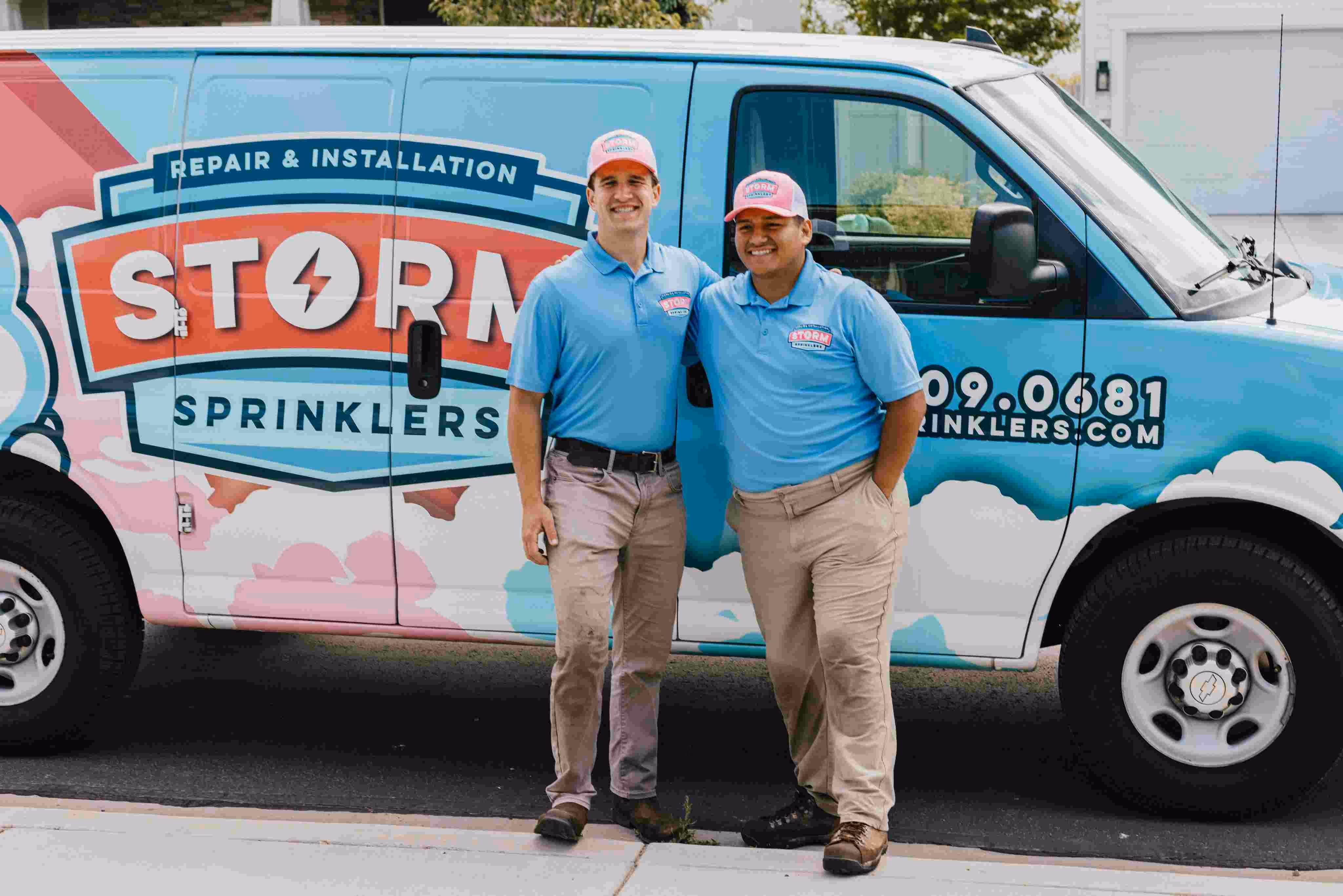 Storm Sprinklers irrigation team for Utah County and Salt Lake County sprinkler repair and installation