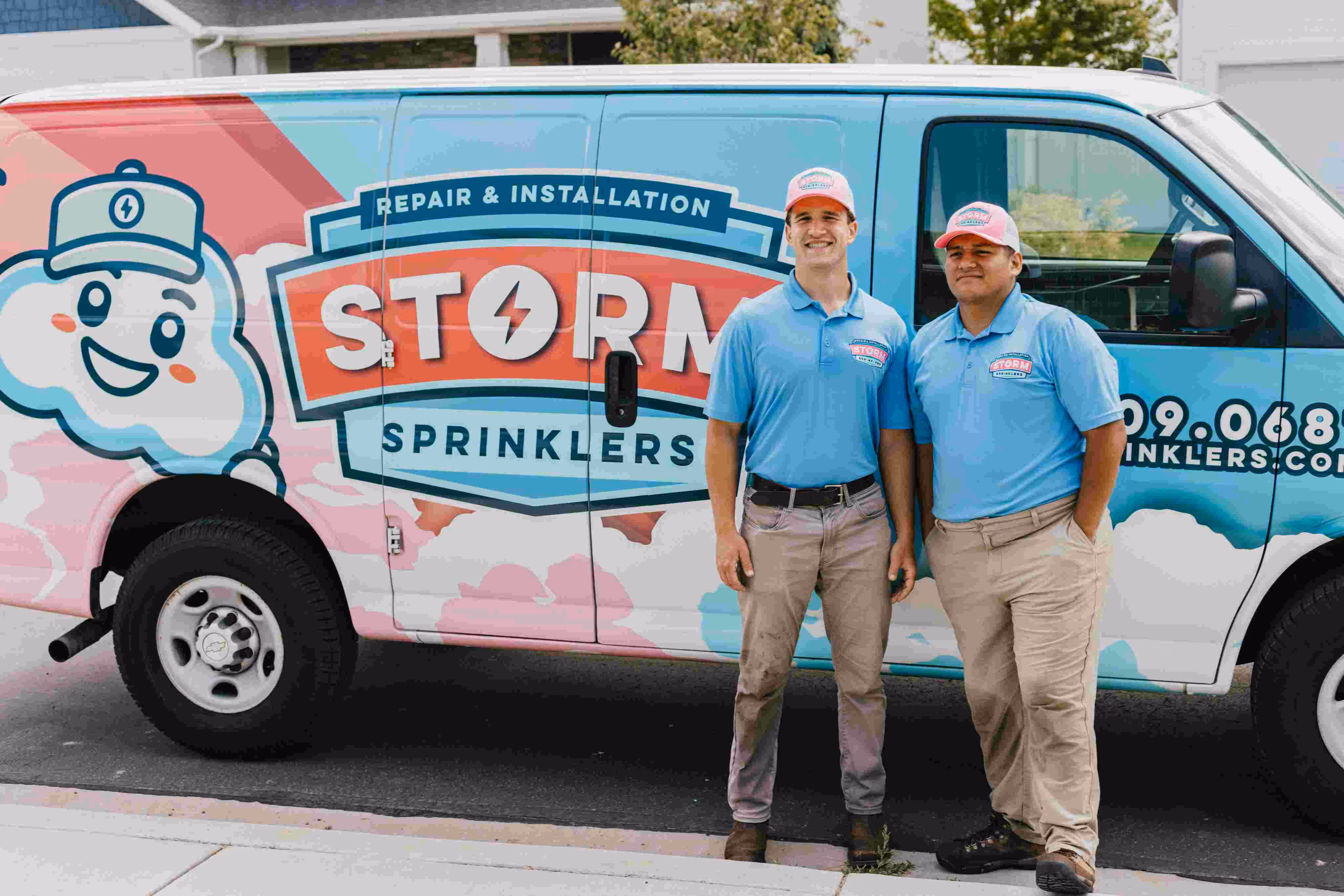 Storm Sprinklers professional irrigation technicians serving Bluffdale, Utah - sprinkler repair and installation