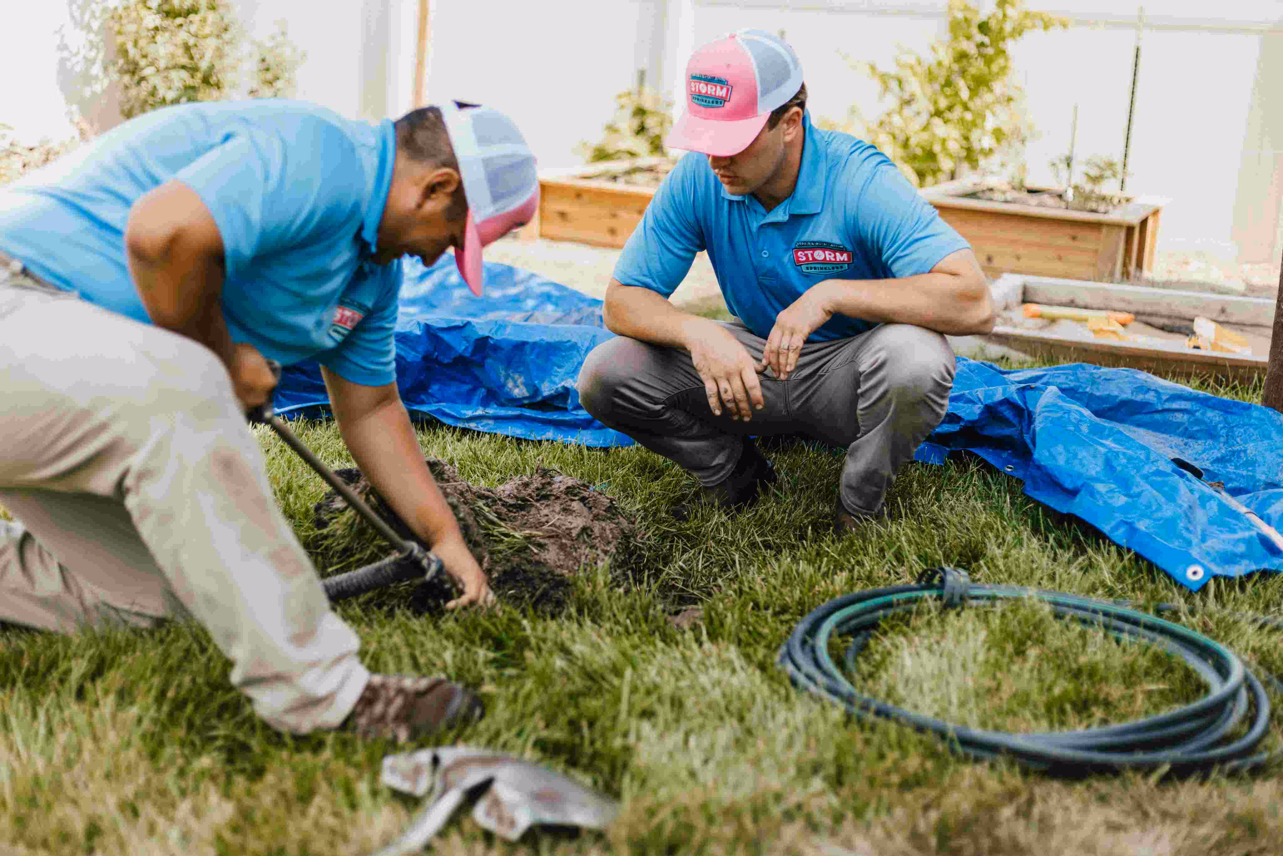 Storm Sprinklers professional irrigation technicians serving American Fork, Utah - sprinkler repair and installation