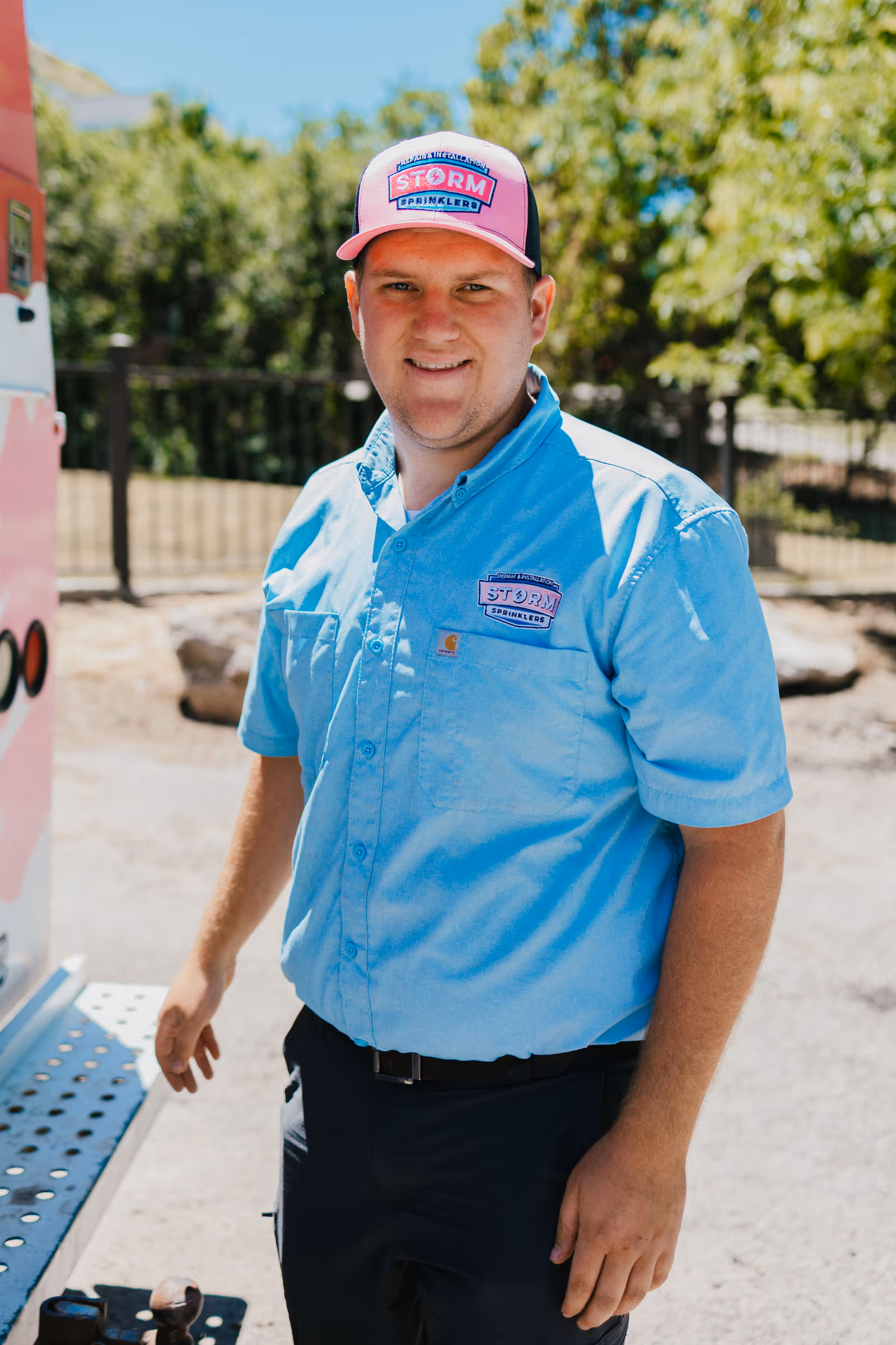 Storm Sprinklers service van